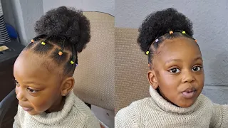 Came out so beautiful on her natural hair #childrenhairstyle #IsRutina #hairtutorial #kidshairstyles