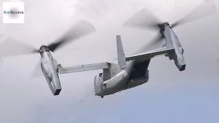 U.S. Marine MV-22 Osprey Lands in Crow Valley, Philippines