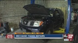 Mechanic fakes repairs on veteran's ride