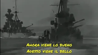 "Adesso viene il bello" Canción Fascista Anti- Británica