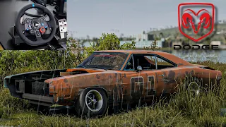 Rebuilding a DODGE CHARGER RT - NFS HEAT - LOGITECH G29 Gameplay