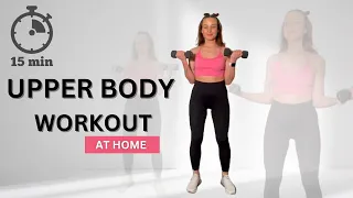 UPPER BODY WORKOUT AT HOME| 15 MIN | STANDING ONLY | No repeats