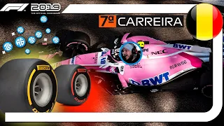 F1 2019 MODO CARREIRA #274 ERREI MUITO NA ESCOLHA DO PNEU? CLASSIFICAÇÃO NA BÉLGICA (Português-BR)