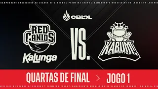 CBLOL 2021: 1ª Etapa - Quartas de Final 2 | RED Kalunga x KaBuM! Esports (Jogo 1)