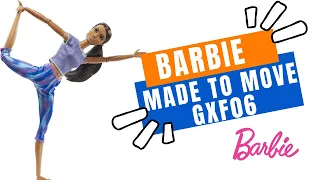 Unboxing Barbie Made To Move Yoga Dark Skin Tone | GXF06