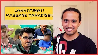 MASSAGE PARADISE | Watching Carryminati For 1st Time 😂