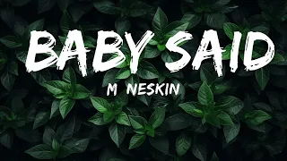 [1 Hour Version] Måneskin - BABY SAID (Lyrics)  | Music Lyrics