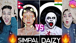 Pakistani Reaction On Simpal Kharel VS Daizy Aizy Unbelievable Transformation Reels🔥🤯