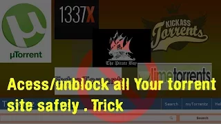 How to unblock all torrent websites by hiding IP address