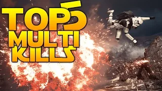 Star Wars Battlefront Top 5 INSANE MULTI KILLS: Imploder, Orbital Strike & More!
