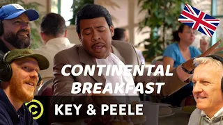 Key & Peele - Continental Breakfast REACTION!! | OFFICE BLOKES REACT!!