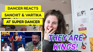 DANCER REACTS SANCHIT & VARTIKA AT INDIA SUPER DANCER *humans?*