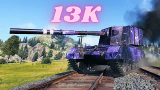 FV4005 Stage II  13K Damage World of Tanks Replays