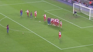 Goal Free Kick #Ronaldinho vs  Atlético de Madrid 2006 - 2007 - HD 720p - Roni Tv