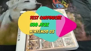 TEST CARTOUCHE NINTENDO DS 500 JEUX WISH HIGH TEST 21