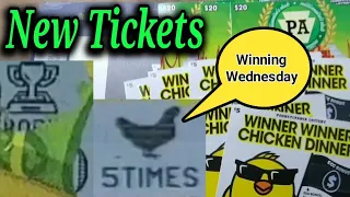 Winning Wednesday.  New Ticket Edition. Lottery Scratch Tickets
