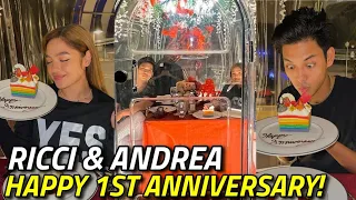 GANAP sa 1st Anniversary ni ANDREA Brillantes at RICCI Rivero! SWEEET! ♥️ SWEET na nag DATE! ALAMIN