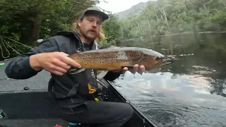 Trout Fishing Tasmania's Big West Coast Lakes