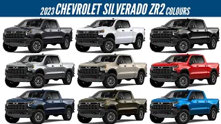 2023 Chevrolet Silverado 1500 ZR2 - All Color Options - Images | AUTOBICS