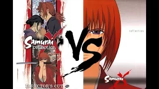 Samurai X Reflections vs Director's Cut Comparison - Enishi Yukishiro vs Kenshin Himura