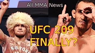 UFC 209 FINALLY? Khabib Nurmagomedov vs. Tony Ferguson
