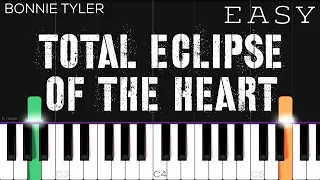 Bonnie Tyler - Total Eclipse Of The Heart | EASY Piano Tutorial