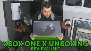 XBOX ONE X UNBOXING! (Review Unit)