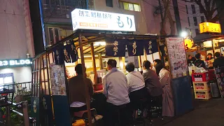 Japanese old style street food! For 50 years he enjoys working the food stalls alone!