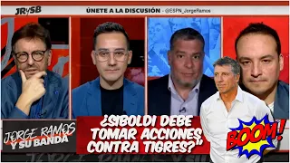 SIBOLDI debió ser CONTUNDENTE y NO PASIVO tras repentina salida de TIGRES | Jorge Ramos y su Banda