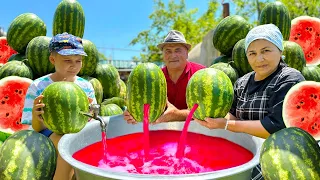Incredible WATERMELON JUICE Canning Method! Discover This Mysterious Recipe With Us!