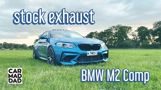 BMW M2 Competition exhaust short video review cold start valves open vs valves closed