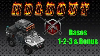 War Commander Holdout Event Base 1-2-3 & Bonus Free Repair.