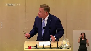 Sondersitzung des Nationalrats zur BVT-Affäre Werner Amon (ÖVP)