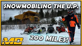 Snowmobiling the UP - Marquette to Big Bay to L'Anse