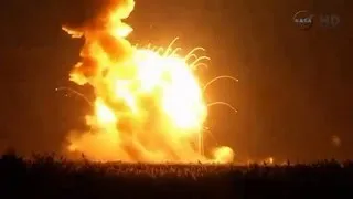 NASA rocket explodes after launch, creating fear over ISS supplies shortage
