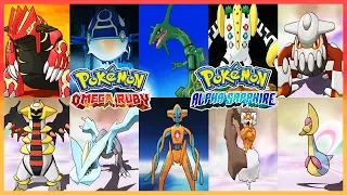 Pokemon OmegaRuby & AlphaSapphire All Legendary Pokemon Locations