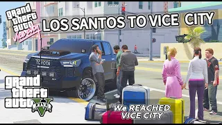 WE REACHED VICE CITY || LOS SANTOS TO VICE CITY || MR BLUE PLAYER || GTA 5 STORIES.