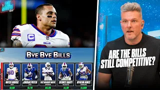 The Bills Clear House To Save Cap Space, Are They Still A Championship Team? | Pat McAfee Reacts