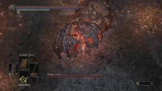 Dark Souls 3 Playable Boss - Demon Prince vs Gael Arena Master Mode.