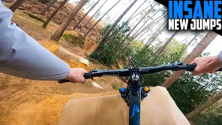 RIDING THIS SICK NEW FREERIDE LINE ON MY SLOPEDURO BIKE!!