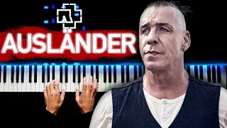 Rammstein - Ausländer | Piano cover