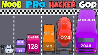 2048 Race - NOOB vs PRO vs HACKER vs GOD