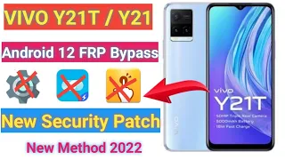 Vivo Y21T Frp Bypass Android 12 New update 2022 | without Computer | Google Account Unlock
