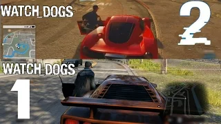 Watch Dogs 2 VS Watch dogs Сравнение ДОРЕЛИЗНОЕ: Графика, Геймплей.