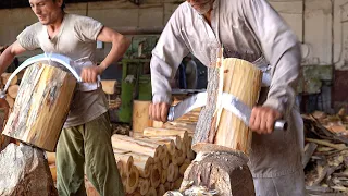 Amazing Way They Turn Wooden Logs into Millions of Matches