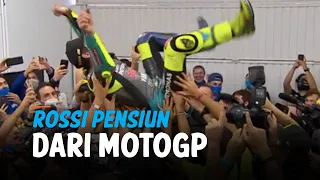 Momen Haru Rossi Pensiun dari MotoGP