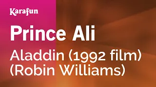 Prince Ali - Aladdin (1992 film) (Robin Williams) | Karaoke Version | KaraFun