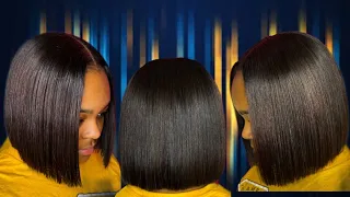 Quickweave Middle Part Bob