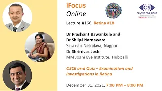 iFocus Online #166 , Retina #18, OSCE and Quiz – Examination and Investigations in Retina