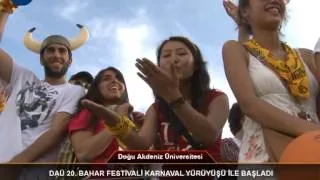 DAÜ 20 BAHAR FESTİVALİ KARNAVAL YÜRÜYÜŞÜ İLE BAŞLADI.